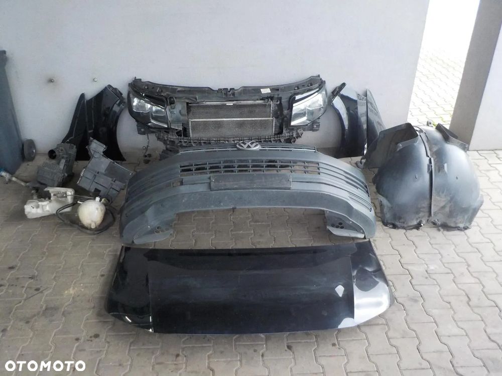 VW T6 2.0 TDI KOMPLETNY PRZÓD MASKA ZDERZAK BŁOTNIKI WZMOCNIENIE PAS PRZEDNI - 4
