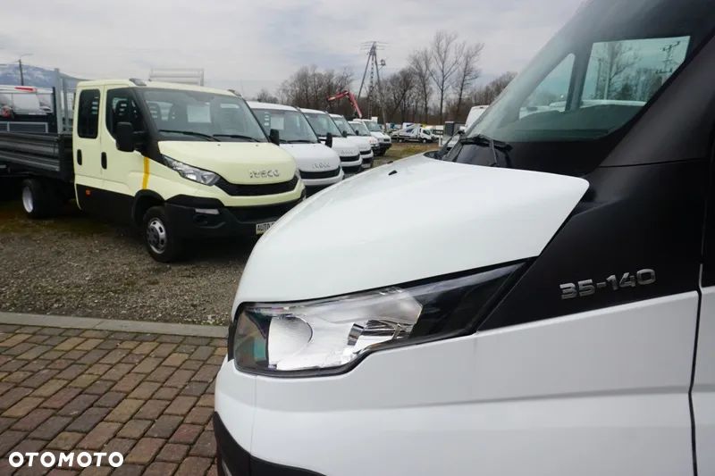 Iveco 35C14 doka brygadówka wywrotka skrzynia żuraw - 6