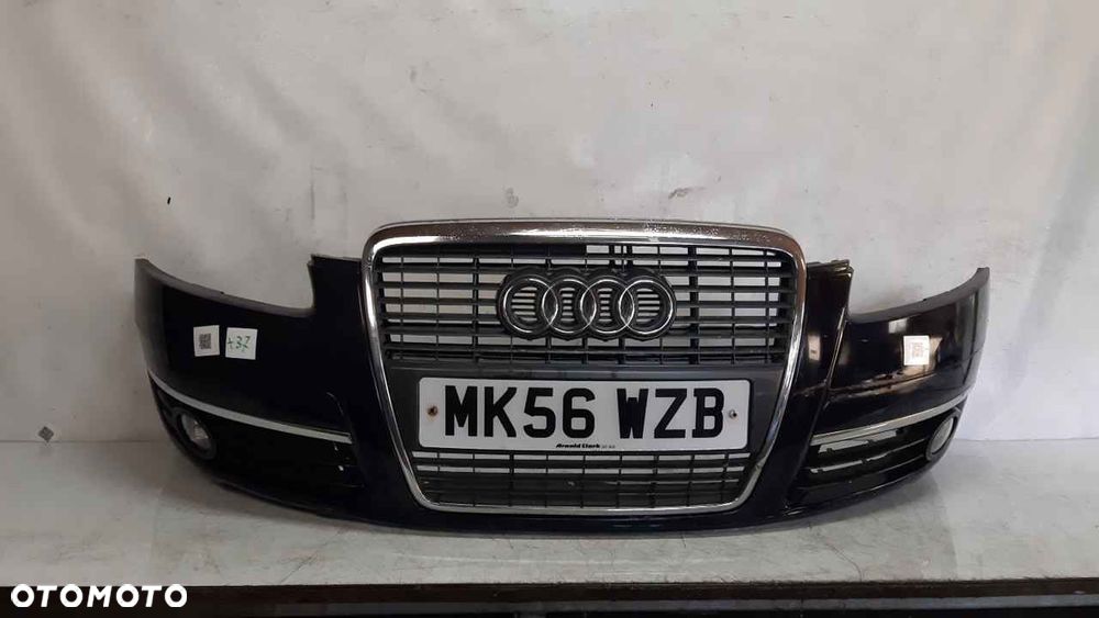 + ZDERZAK PRZÓD PRZEDNI AUDI A6 C6 LY9B CZARNY HALOGENY