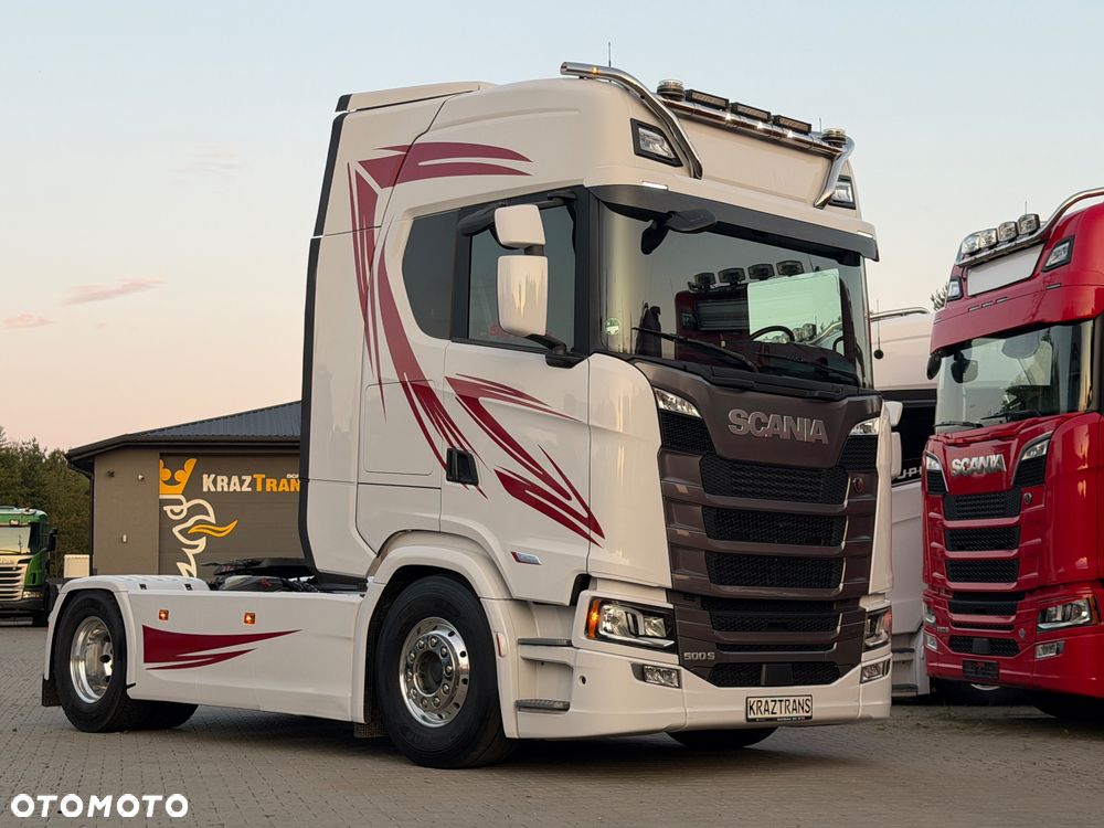 Scania 500S SCANIA Super z Niemiec pełna opcja, skóry, 6x poduszek przód i tył 2022/2023