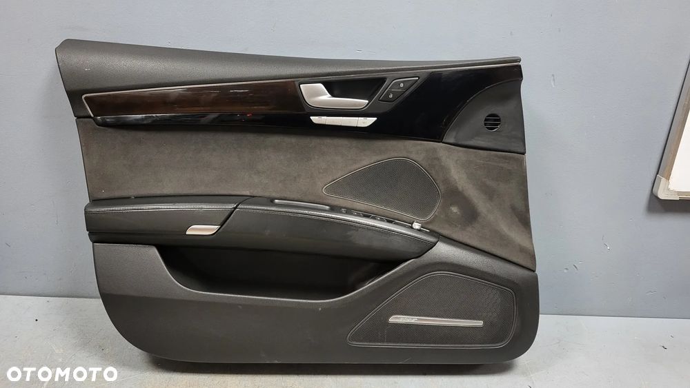 Boczek Drzwi Lewy Przód Alcantara Audi A8 D4 Kompletny