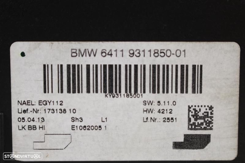 Módulo Eletrónico Bmw 1 (F20)  9311850 / 9 311 850 / 17313810 / 173138 - 2