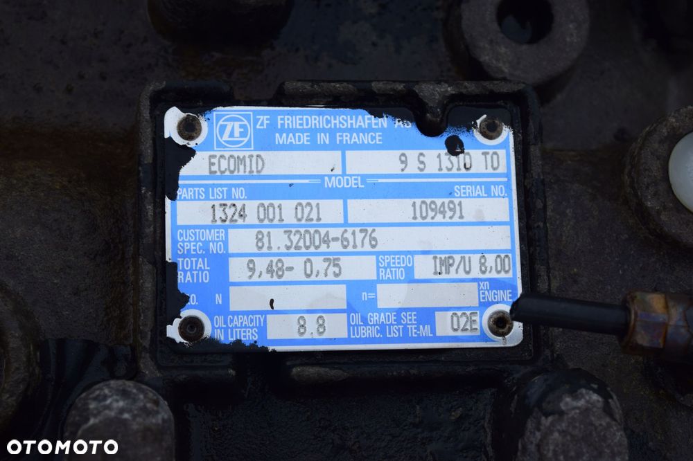 SKRZYNIA BIEGÓW ECOMID 9S1310TO MAN TGL TGM - 5