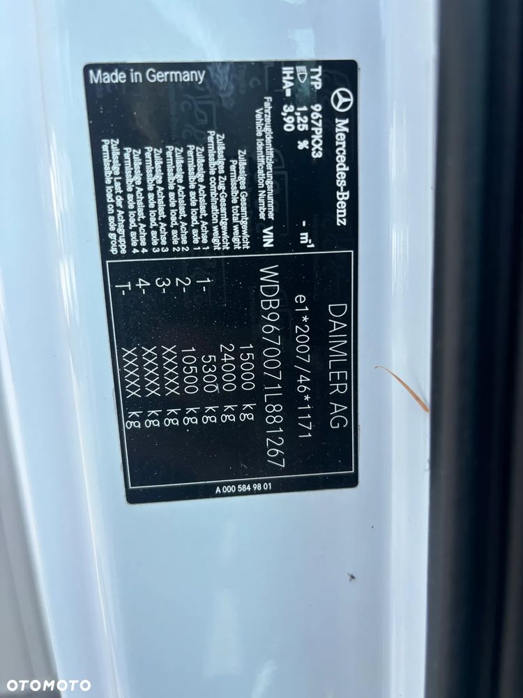 Mercedes-Benz MERCEDES ATEGO 1524,,1523,,1527,,1530,,1224,, 1530,,1624,,1623 KILKA  SZTUK CHLODNIA KONTENER PODWOZIE DO ZABUDOWY WYWROT - 7