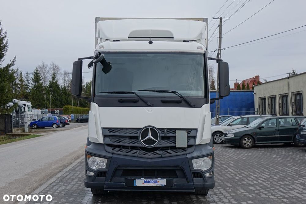 Mercedes-Benz ANTOS / 320 KM / 6x2 / FURGON / KONTENER / AUTOMAT / EURO 6 / OŚ PODNOSZONA - SKRĘTNA /  WINDA ZAŁADUNKOWA / - 2