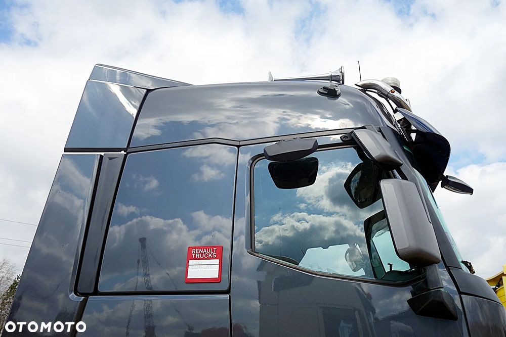 Renault GAMA T520 PUSCHER DMC 70T OŚ SKRĘTNA PODNOSZONA WYSOKA KABINA ALUFELGI KLIMA POSTOJOWA - 10