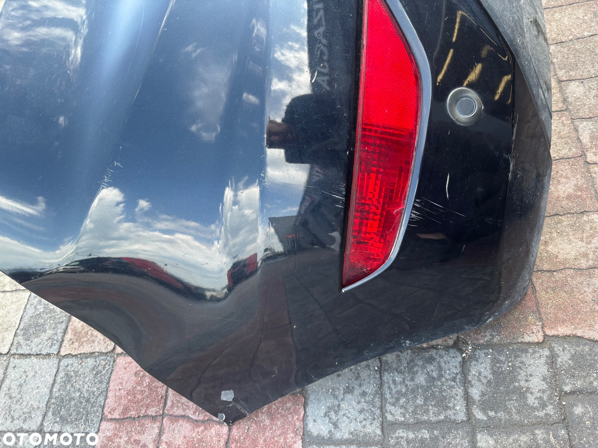 FORD FIESTA MK7 ZDERZAK TYL TYLNY D9 PDC KOMPLETNY - 12