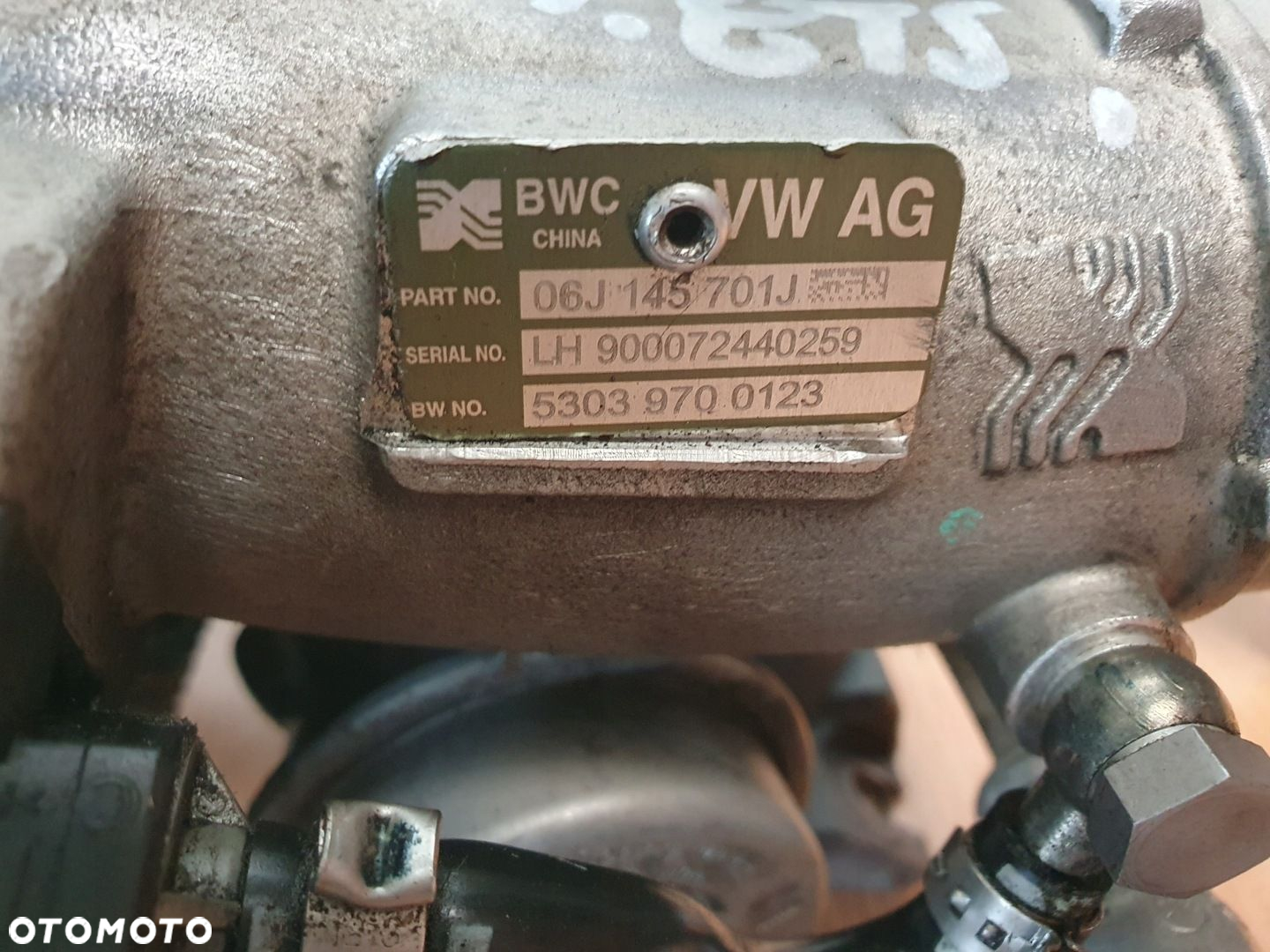 TURBINA TURBO TURBOSPRĘŻARKA 1.8 TSI CDA AUDI SKODA SEAT ALTEA 06J145701J - 6
