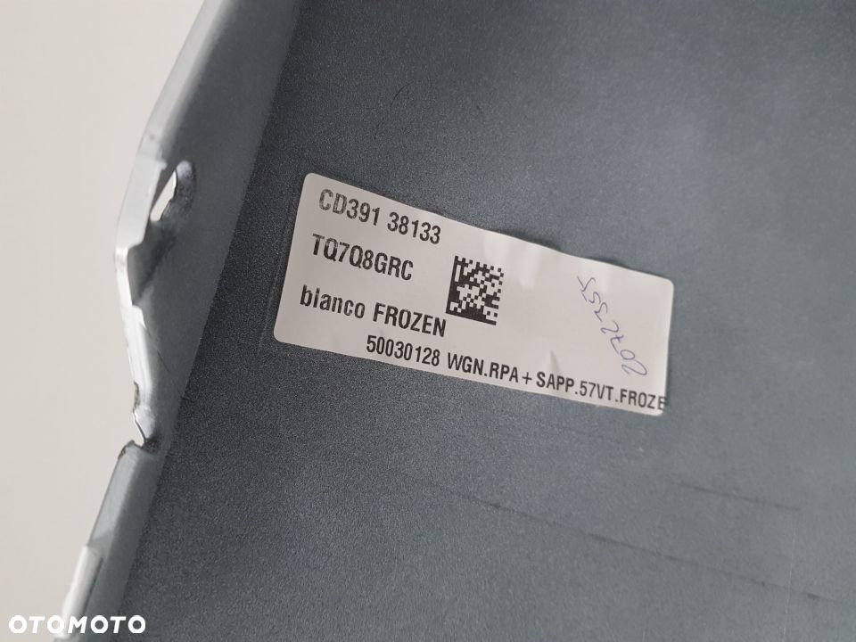 FORD MONDEO MK5 V KOMBI ZDERZAK TYLNY TYŁ DS7V-17906 BLANCO FROZEN BIAŁY NOWY OEM - 8