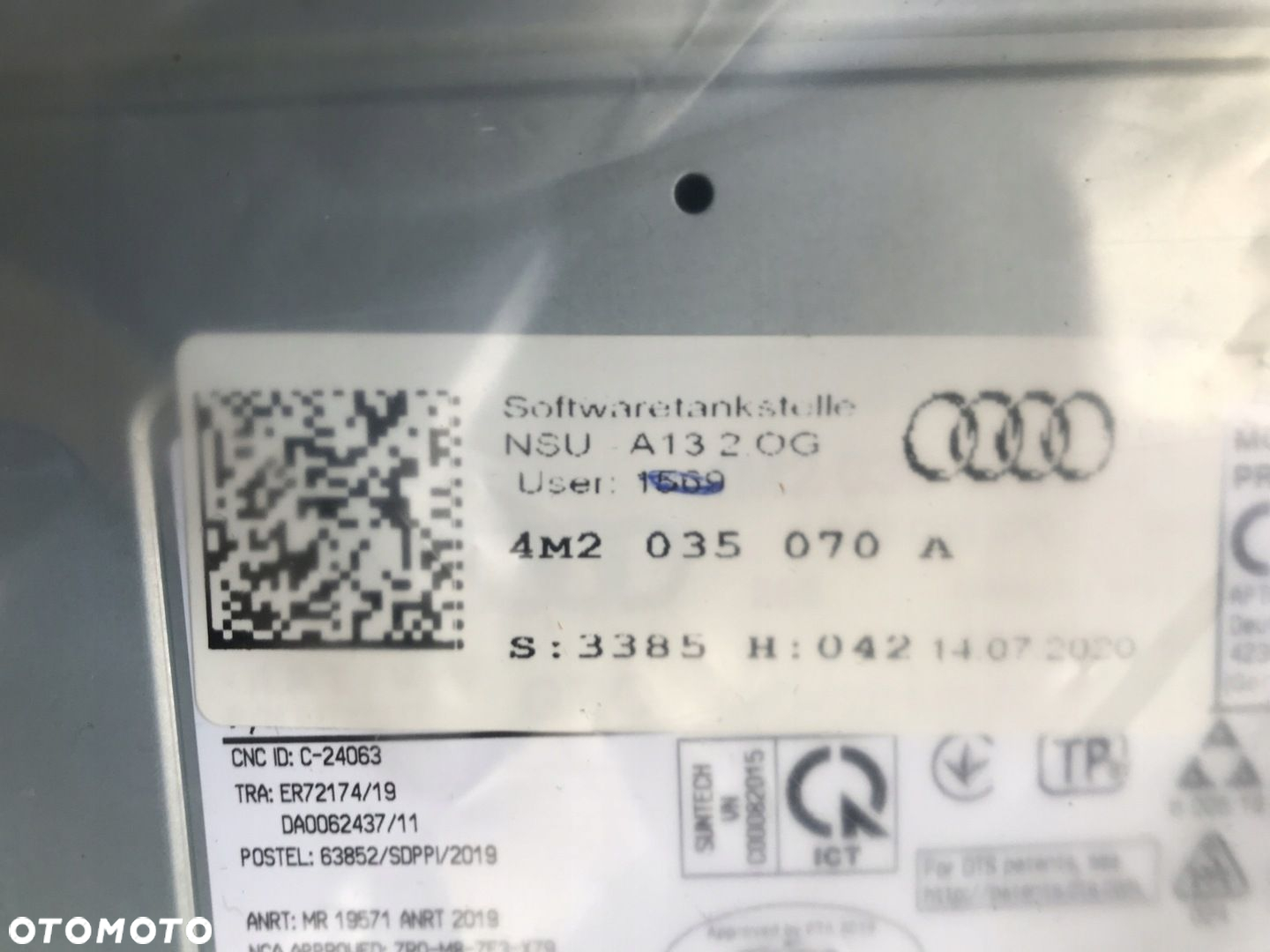 AUDI Q7 Q8 M2 CZYTNIK MULTIMEDIA MMI 4M2035070 - 3