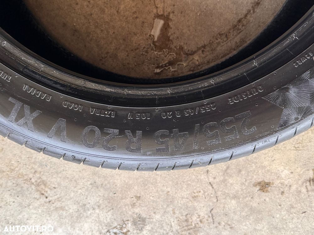 Vând 2 anvelope 255/45/20 continental de vară ca noi - 5