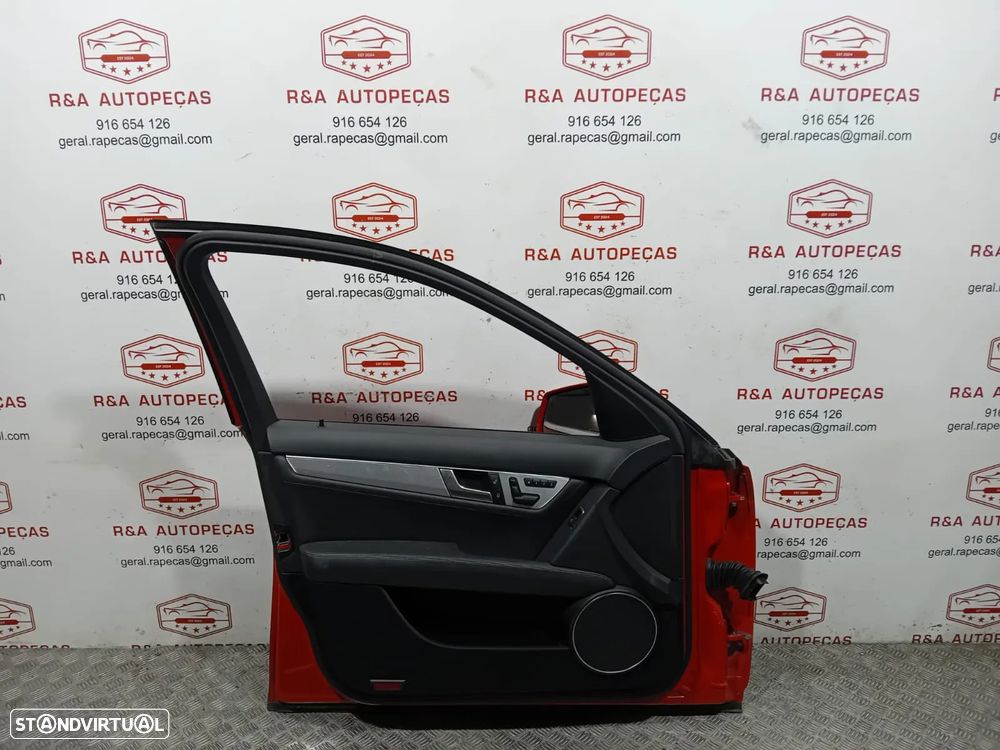 Porta Frente Frontal Esquerdo Mercedes Class C W204 Facelift Original - 5