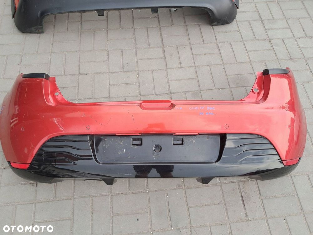 renault clio iv kompletny zderzak tylny tennp czujniki parkowania pdc - 1