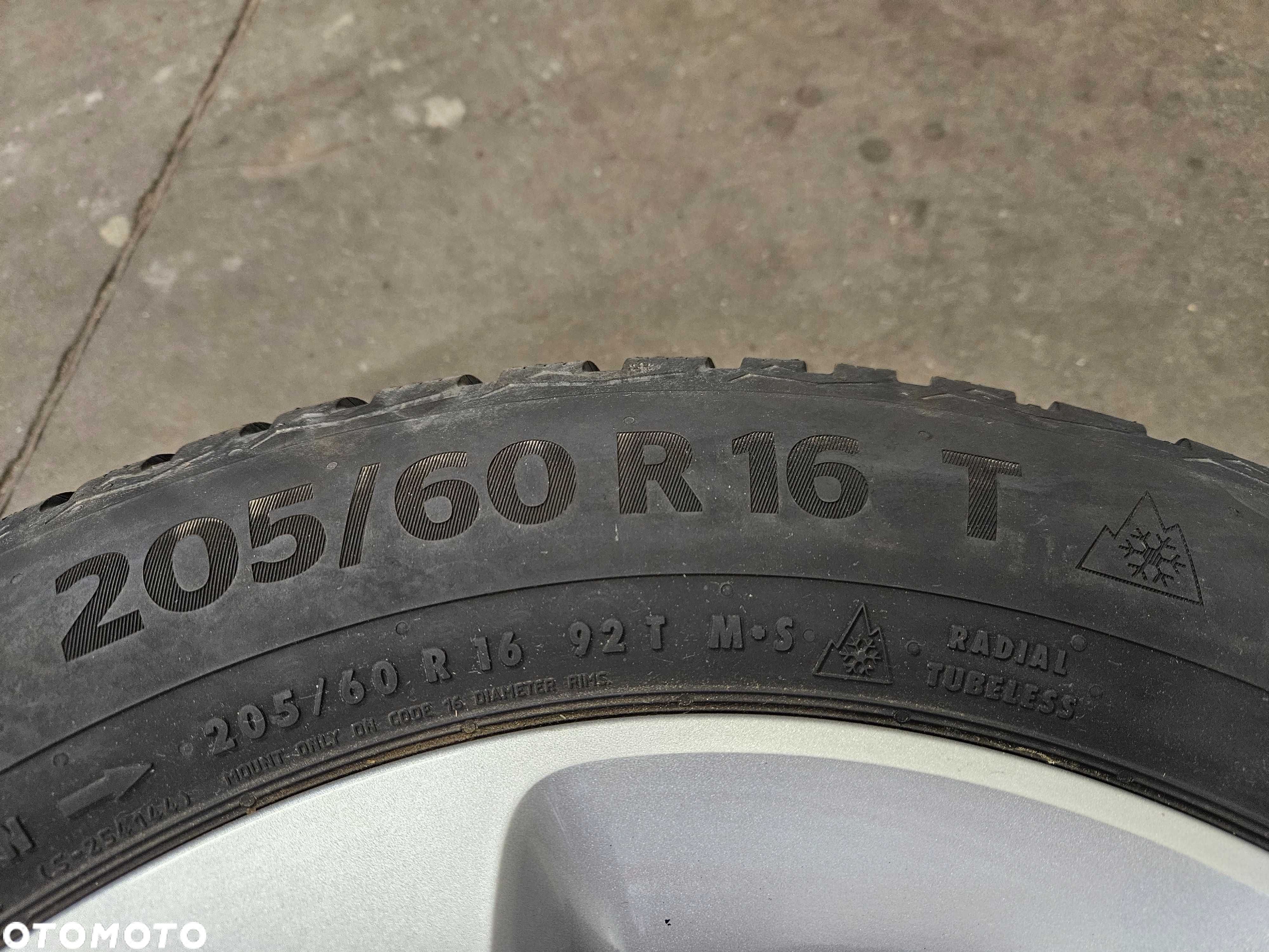 4 Szt 205/60 R16 92T Continental Winter Contact TS870 - 8,30mm - 2024r - 3