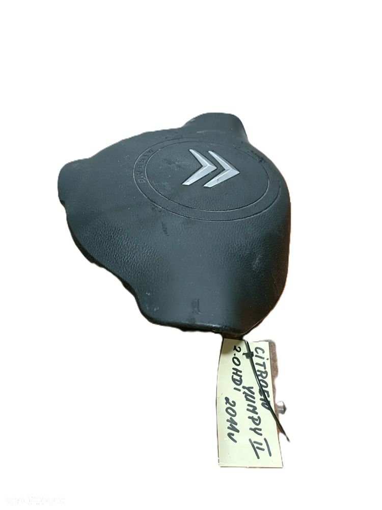 CITROEN JUMPY II 07-16 r. 2,0 HDI PODUSZKA POWIETRZNA AIRBAG KIEROWCY 96721955ZD + - 1