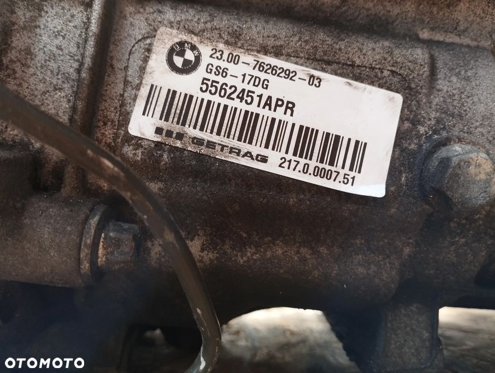 MANUALNA SKRZYNIA BIEGÓW 7626292 GS6-17DG BMW E87 2.0D 2010 ROK - 8