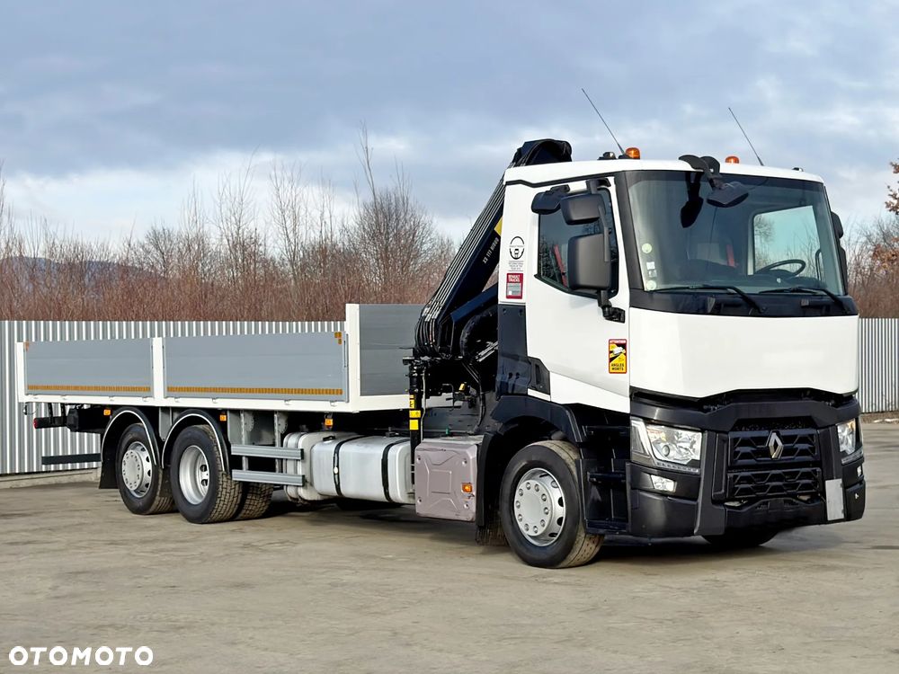 Renault T 380 * SKRZYNIA 6,80 m * HIAB 111 B - 2 HIDUO + PILOT * STAN BDB - 3