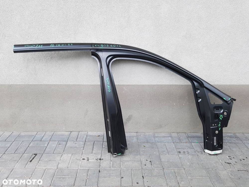 vw caddy 21^ słupek rama bok dachu 2k7809606e - 1