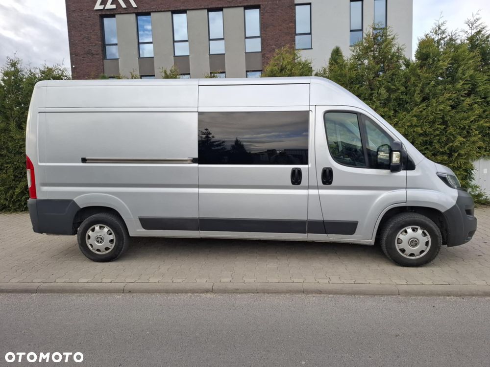 Peugeot BOXER 2.2 150 KM L3 H2 BRYGADÓWKA 7 OSÓB LEDY KLIMA TEMPOMAT HAK - 5