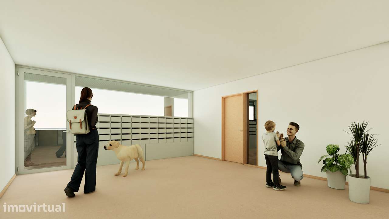 Apart. T3 c/Varanda (9m²) - Bloom Living | Maia - Quinta de Moreira - Grande imagem: 3/9