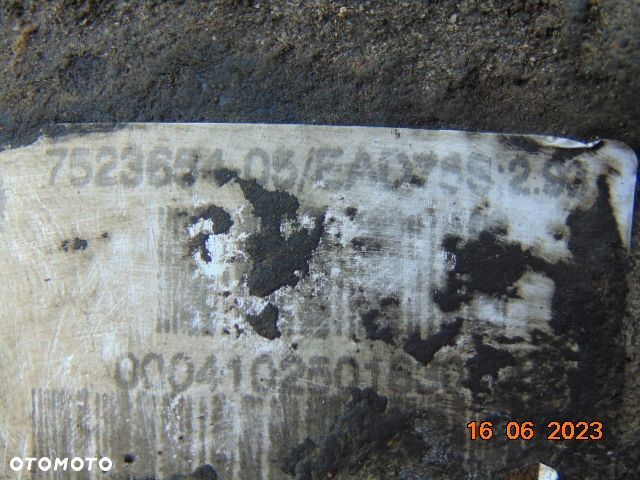 BMW E83 X3 3.0d MOST dyfer DYFERENCJAŁ PRZEDNI PRZÓD 2,93 MANUAL 7523654 7500790 7523655 - 4