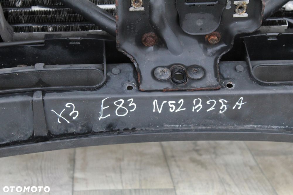 PAS PRZEDN CHŁODNICE WENTYLATOR BMW X3 E83 2.5 N52 - 6