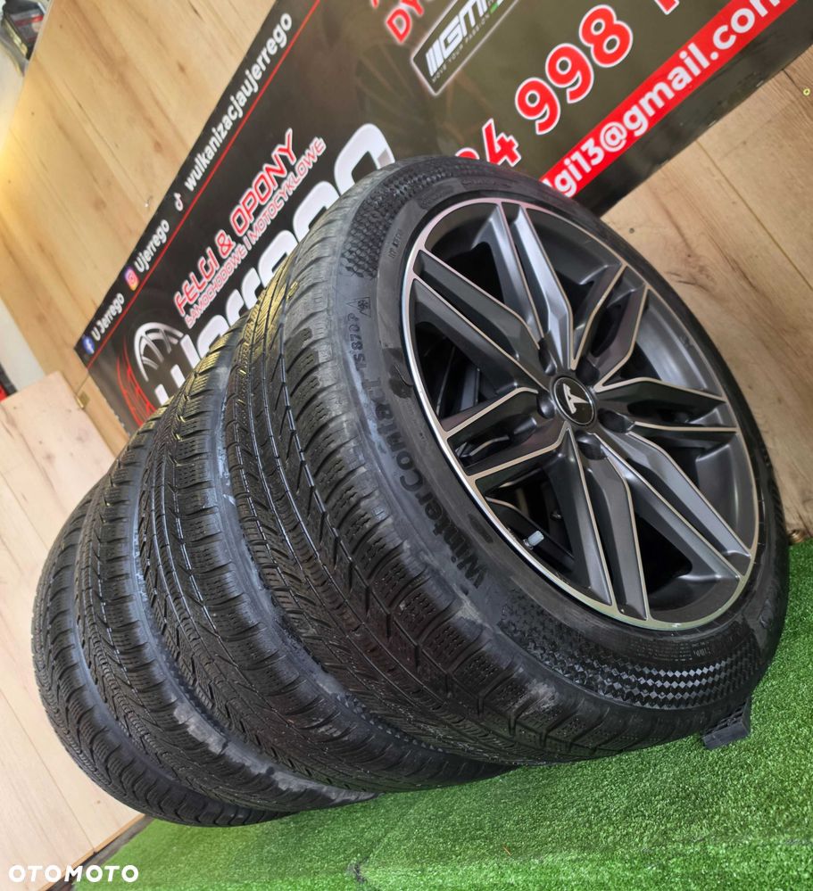 Koła zimowe TESLA MODEL S PLAID 19x5x120 - Continental WinterContact Ts870P 255/45/R19 + TPMS 2,4Ghz - 2