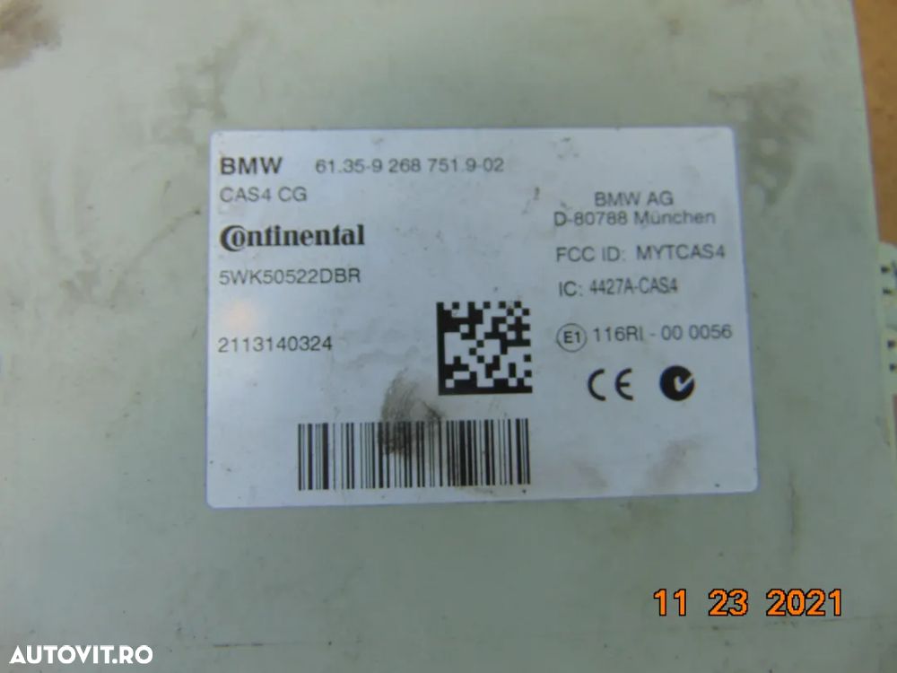 Modul confort BMW f10 F11 modul Vas BMW X3 f25 dezmembrez bmw f11 f10 - 2