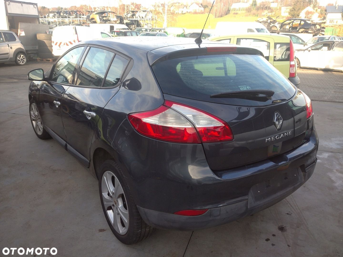 RENAULT MEGANE 3 III DRZWI PRZÓD TYŁ PRAWE LEWE TEB66 SZARE HB HATCHBACK - 1