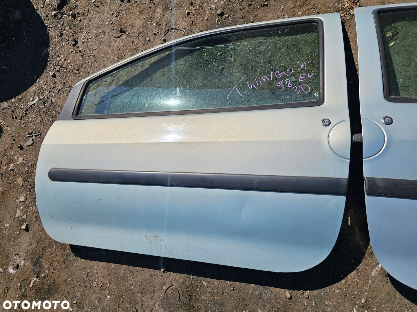 DRZWI LEWY PRAWY PRZÓD RENAULT TWINGO 98 3D - 3