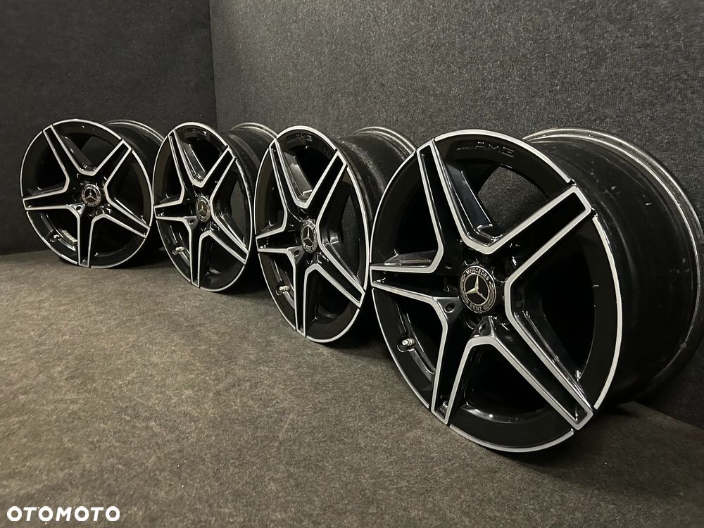 Alufelgi Mercedes C-Klasa W205 AMG, W204, E-Klasa W212, W213 18 cali 5x112 4szt. z czujnikami! - 1