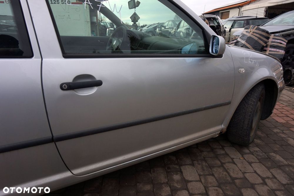 DRZWI PRZEDNIE PRAWE GOLF IV 3D HB LA7W  SREBRNY VOLKSWAGEN 1997-2006 - 4