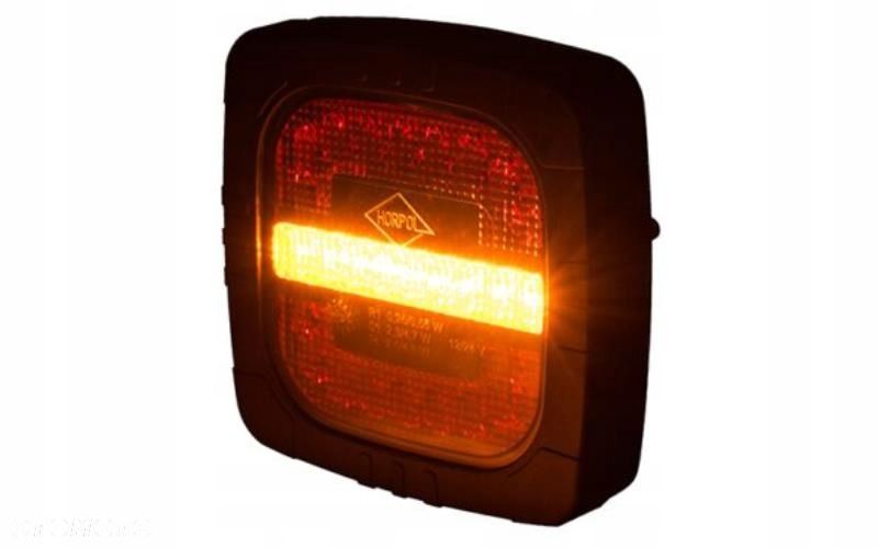 LAMPA ZESPOLONA LED TYLNA TRAKTOR PRZYCZEPA 12/24V 3 FUNKCYJNA - 4