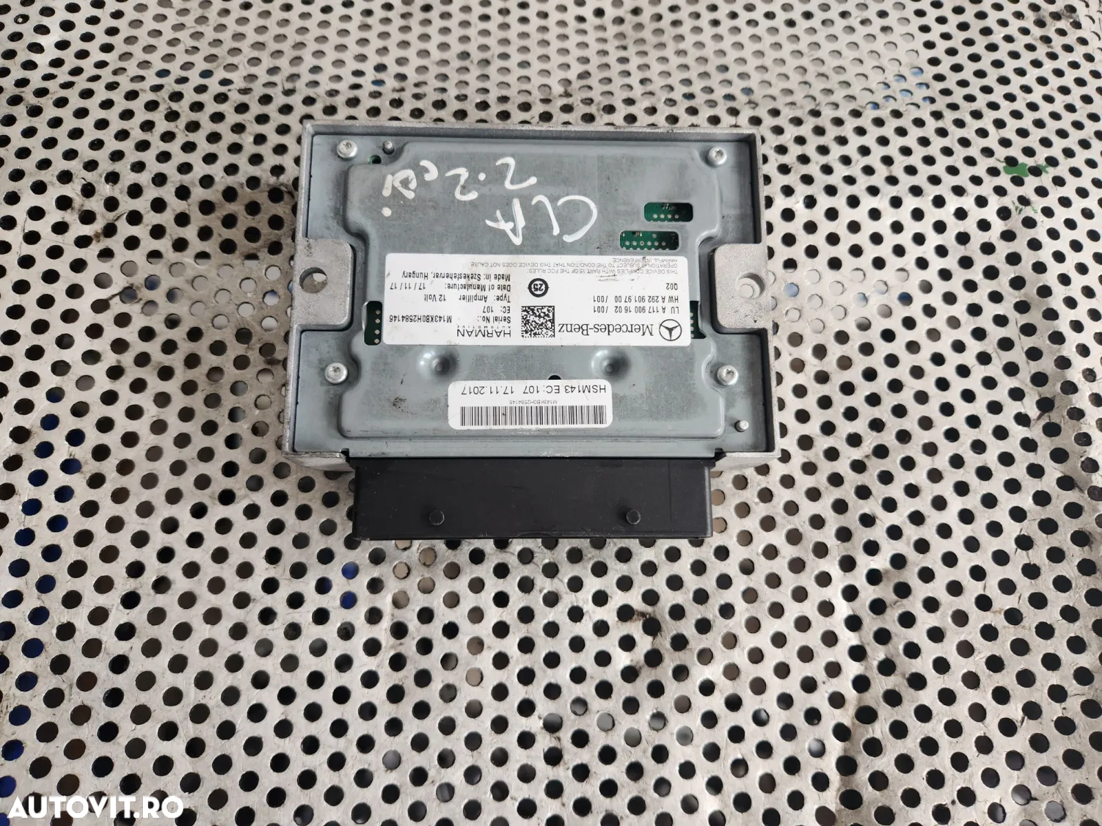 Amplificator Harman Kardon Mercedes Cla W117 Dezmembrez Mercedes CLA W117 2.2 Cdi Euro 5 Motor 651 - 4