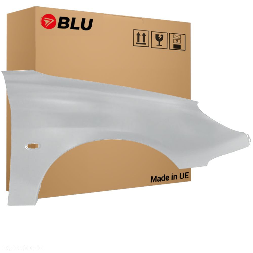 BLU Błotnik PEUGEOT 206 CC EZR Prawy Przód Szary 1998-2009 GrisAluminium - 1