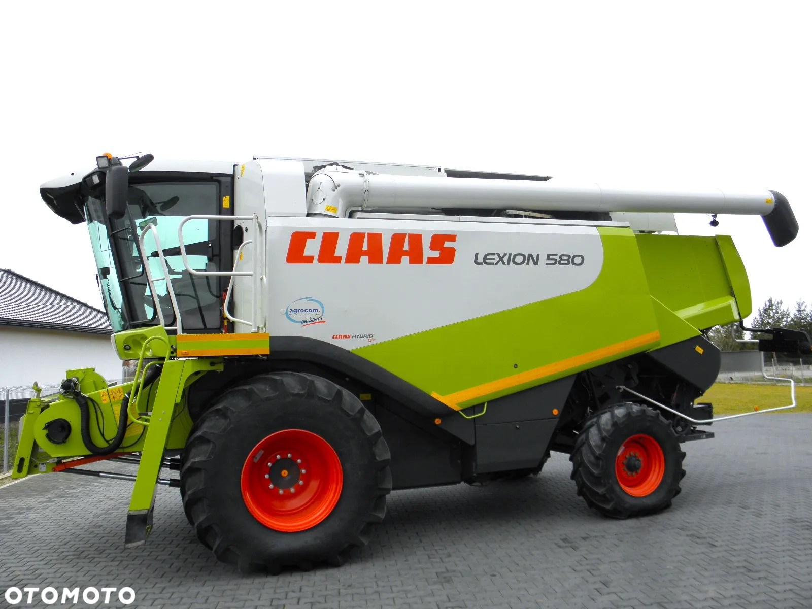 Claas Lexion 580 heder V900, Najbogatsza Wersja, Nie Malowany, Stan Bardzo Dobry - 5
