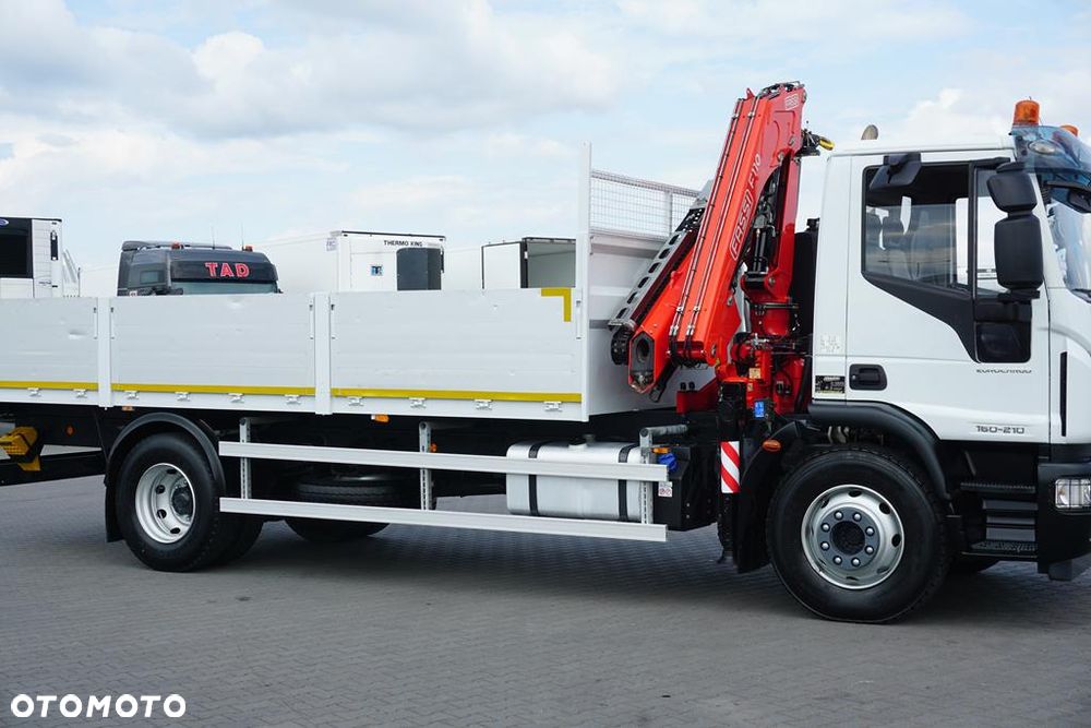 Iveco EUROCARGO / 160-21 / SKRZYNIOWY + HDS / FASSI F110 / ROTATOR / PILOT - 35