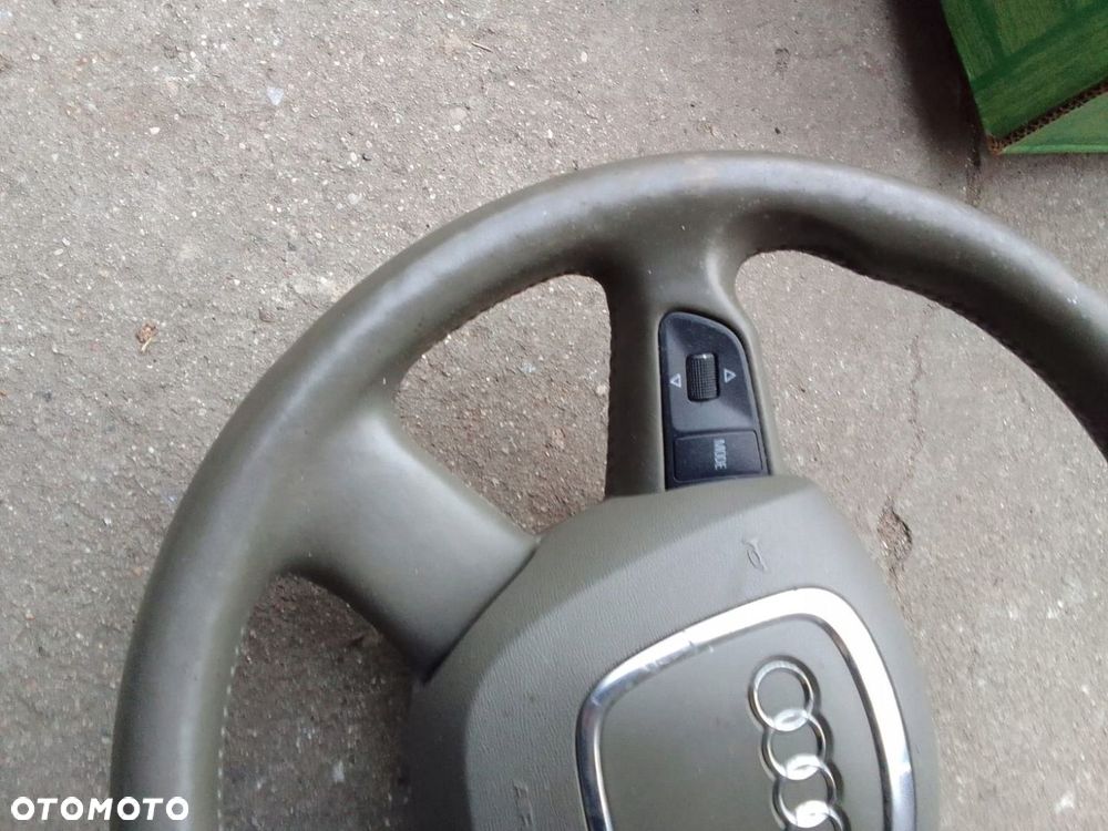 AUDI Q7 4L KIEROWNICA Z PODUSZKĄ BRĄZOWA - 3