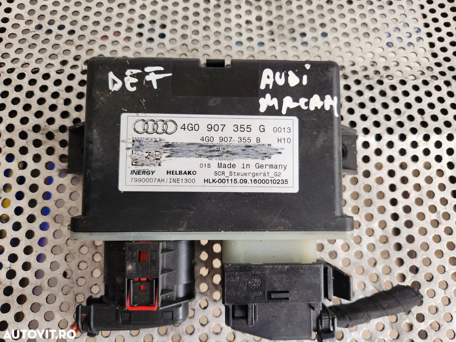 Calculator Modul AdBlue Audi A6 C7 A7 Q5 A5 Porsche Cod 4G0907355G - Dezmembrari Arad * Factura Si Garantie *- Achizitionam Autoturisme/Piese Auto - 3