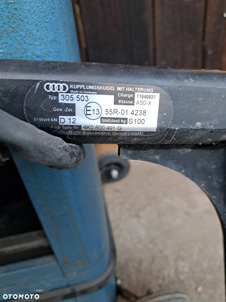 Hak Holowniczy Audi A6 A-6 C8 A7 4K0800491G - 6