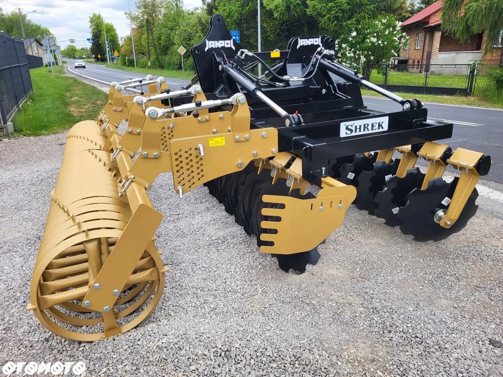 BRONA TALERZOWA talerzówka JANPOL ciężka/ 4m/5m 4 siłowniki/ wał daszkowy fi600 - 4