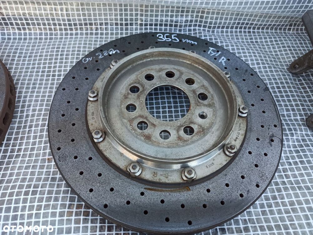 AUDI A8 S8 W12 D3 HAMULCE BREMBO KPL PRZÓD TYŁ CERAMIKA TARCZE ZACISKI - 7