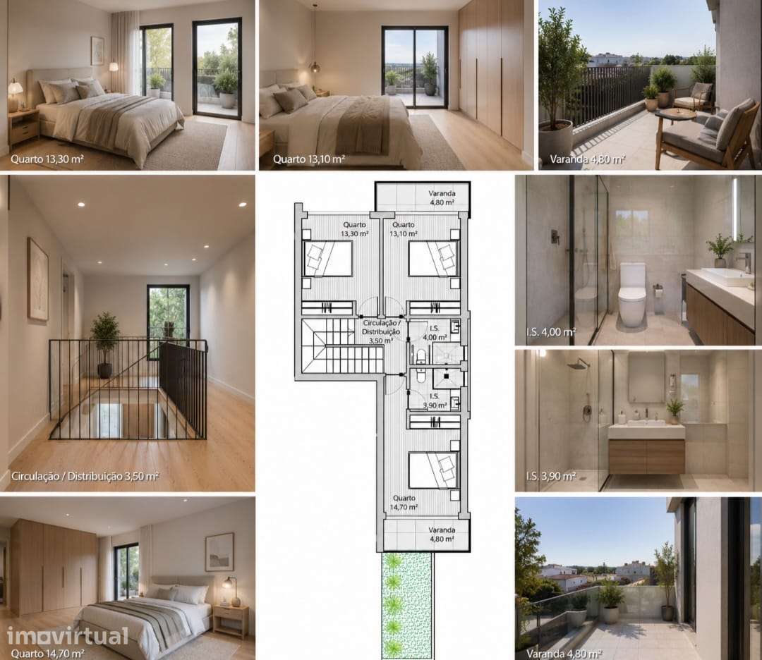 Moradia T4 Geminada - 300 m2 | Centro De Mirandela, Bragança - Grande imagem: 2/12