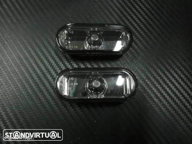 Piscas laterais + lâmpadas cromadas para VW Bora, Golf 3, Golf 4, caddy, fox, Eos, Lupo, Passat 35i, 3B, 3BG, Polo 6N, 6N2, 9N, vento, T5, Sharan, jetta 3, Multivan Transporter, Vento +96 fundo smoke ou em cristal - 2