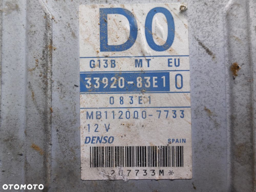 KOMPUTER SILNIKA SUZUKI 33920-83E10 33920-83E1 SUZUKI WAGON R - 2