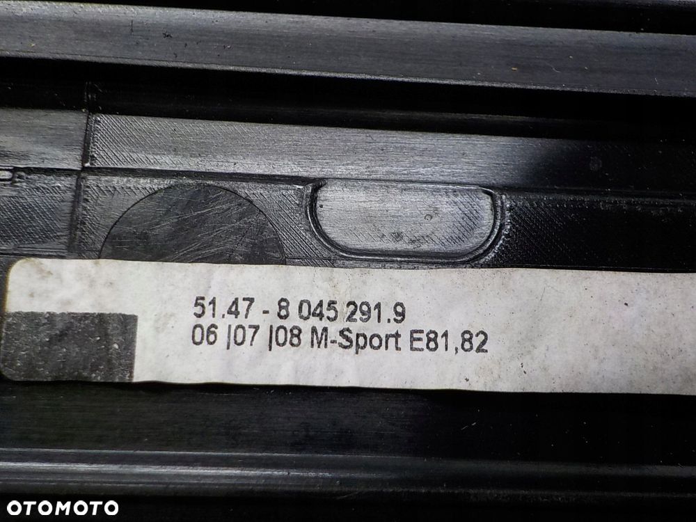 BMW 1 E81 E82 M PAKIET LISTWY NAKŁADKI PROGOWE - 3