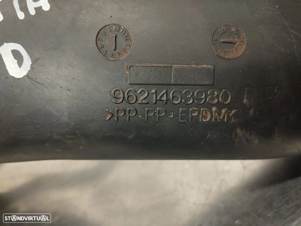 TUBO ADMISSÃO TURBO (INTERCOOLER) CITROEN XANTIA 2.1TD REF.  9621463980 - 2