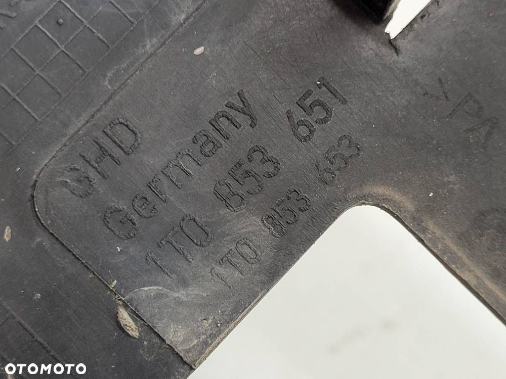 ATRAPA GRILL ZDERZAKA VW TOURAN I 1T0853651 2006 EU - 10