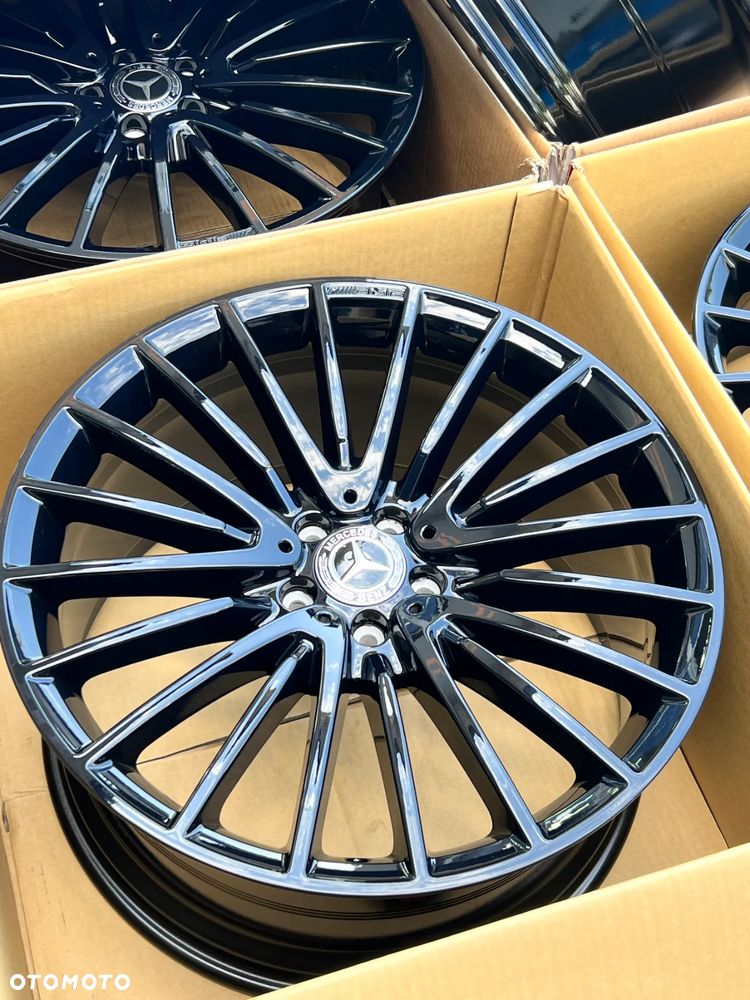 Oryginalne Black Piano W223 S klasa Przód/Tył 21"  AMG - 14