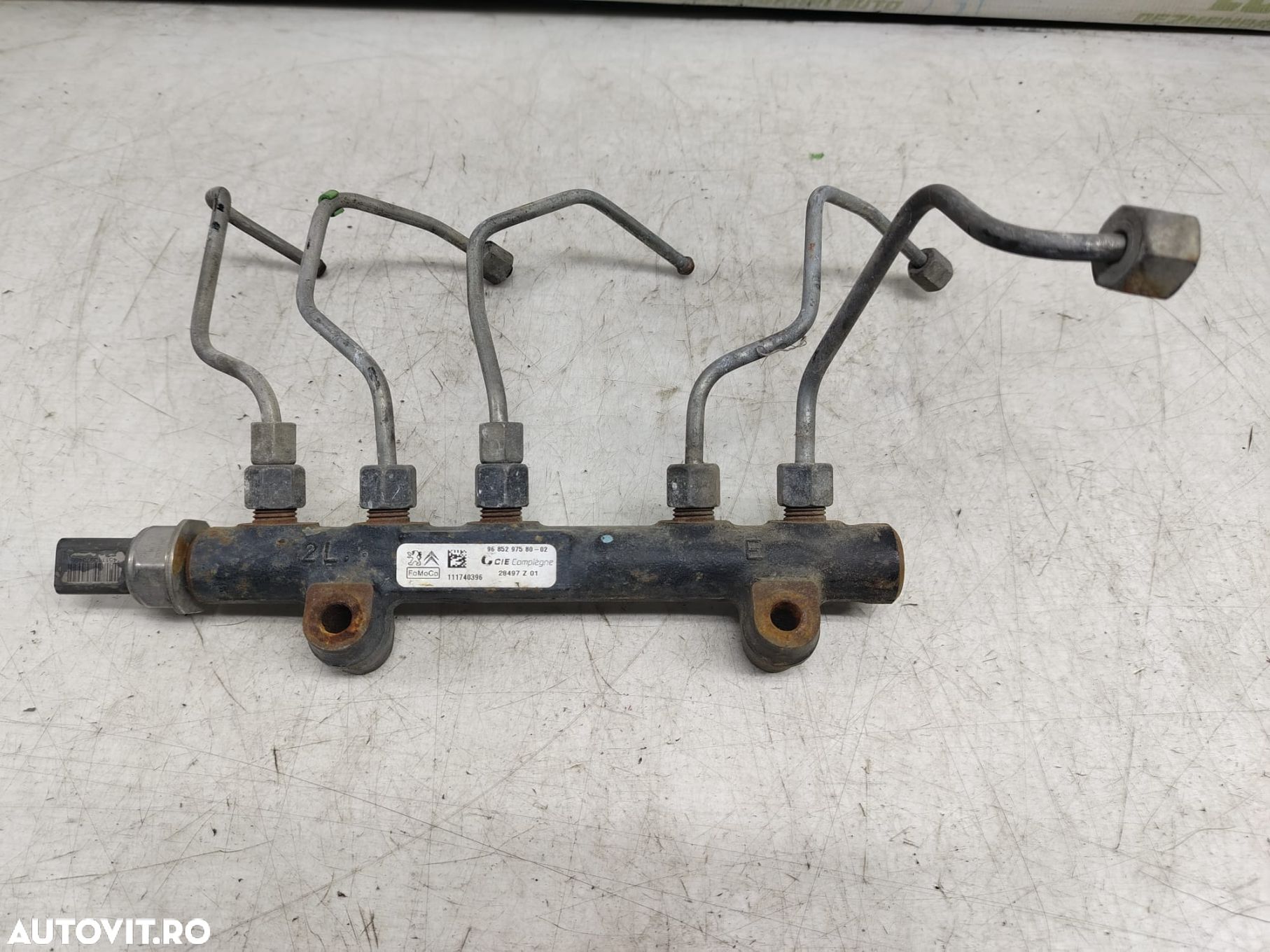 Rampa injectoare 9685297580-02 28497z01 1.6 hdi 9HP Ford Fiesta 6 [20 - 1